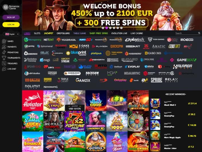 BonanzaGame Casino - Twoje miejsce na emocjonujące gry i wygrane!